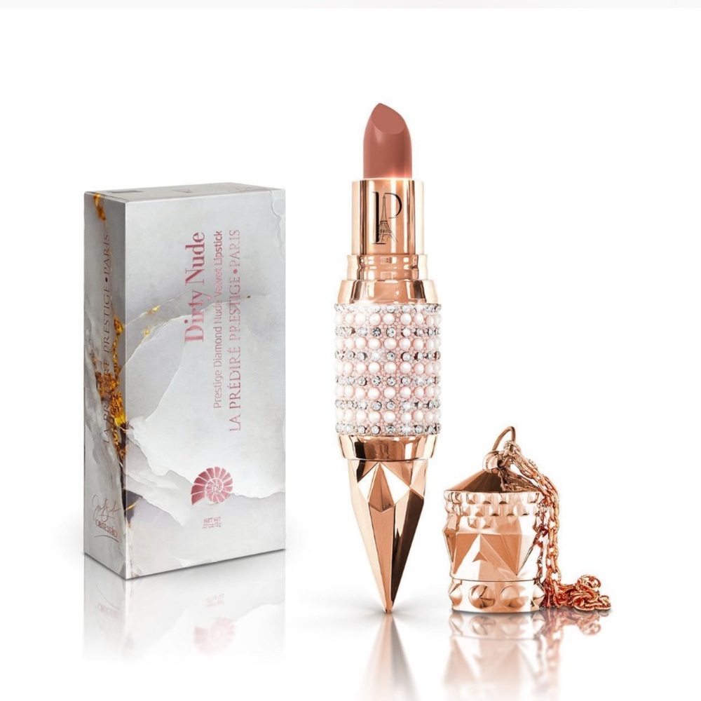 PREDIRE DIAMONDLIPO2 Dirty Nude Prestige Diamond Nude Velvet Lipstick